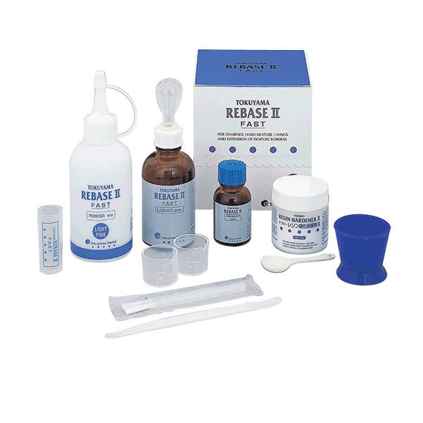 Tokuyama Rebase II Kit Chairside Hard Denture Linings Powder and liquid Kit