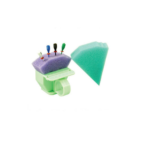 Dental Endo Triangle Sponge Foam Refill Inserts 50 pcs and Ring holders