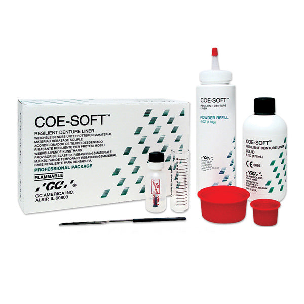 GC Coe-Soft Professional Package Soft Denture Reline Material