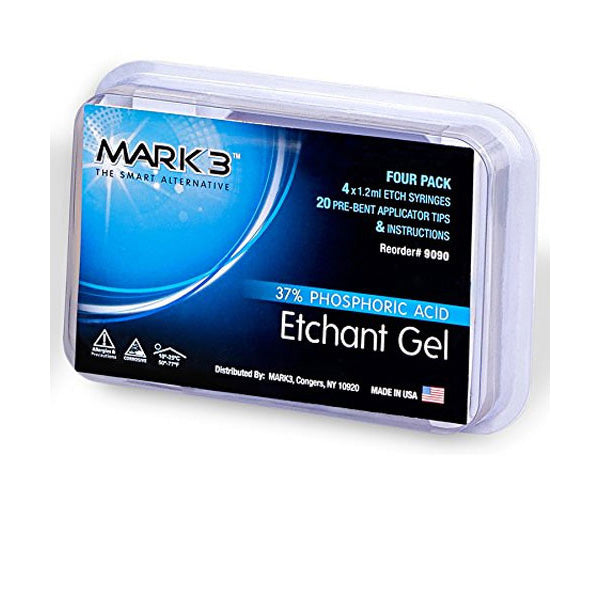 Mark3 Etch Gel 37% Phosphoric Acid 4 x 1.2 ml Syringes